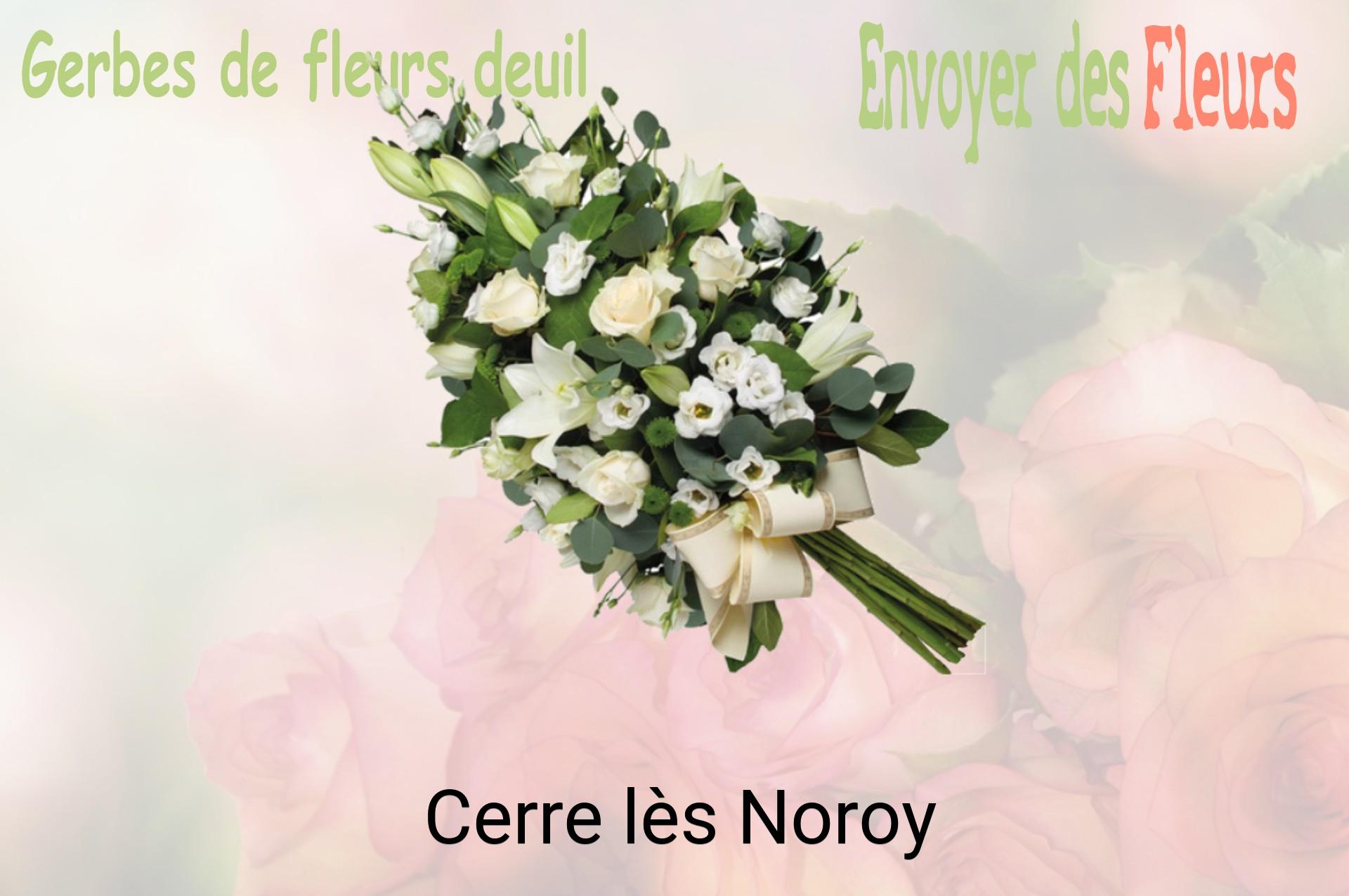 Gerbe de fleurs de deuil livrée à Cerre-lès-Noroy